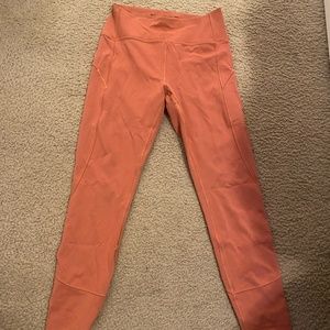 LULULEMON Fast and Free High-Rise Tight 28", Salmon, Size 6